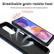 For Samsung Galaxy A23 Sliding Camshield Holder Phone Case(Blue)