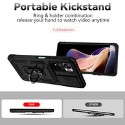 For Xiaomi Redmi Note 11 Pro Global Sliding Camshield Holder Phone Case(Black)