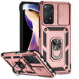 For Xiaomi Redmi Note 11 Pro Global Sliding Camshield Holder Phone Case(Rose Gold) - Redmi Note 11 Pro Case by PMC TechLife | Online Shopping South Africa | PMC TechLife
