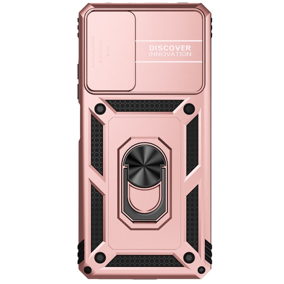 For Xiaomi Redmi Note 11 Pro Global Sliding Camshield Holder Phone Case(Rose Gold)