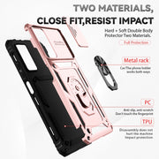 For Xiaomi Redmi Note 11 Pro Global Sliding Camshield Holder Phone Case(Rose Gold)