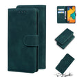 For Samsung Galaxy A20 / A30 Skin Feel Pure Color Flip Leather Phone Case(Green) - free shipping - PMC TechLife - Order now!