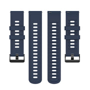 For Xiaomi Watch S1 Active / Watch Color 2 Solid Color Silicone Watch Band(Midnight Blue)