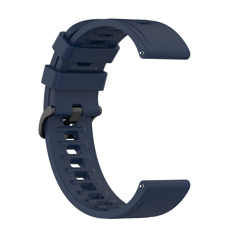 For Xiaomi Watch S1 Active / Watch Color 2 Solid Color Silicone Watch Band(Midnight Blue)