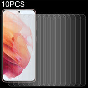 For Samsung Galaxy S21 5G 10pcs 0.26mm 9H 2.5D Tempered Glass Film, Fingerprint Unlocking Is Not Supported