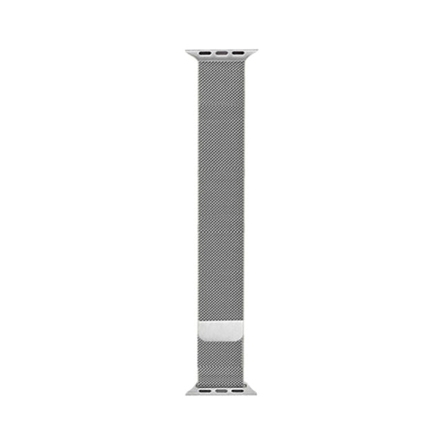 For Apple Watch Series 9&8&7 41mm / SE 3&SE 2&6&SE&5&4 40mm / 3&2&1 38mm Mutural Milanese Stainless Steel Watch Band(Silver)