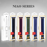 For Apple Watch Series 7 41mm / 6 & SE & 5 & 4 40mm / 3 & 2 & 1 38mm Mutural Nylon Watch Band(Pink)