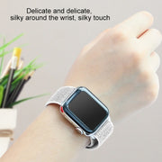For Apple Watch Series 7 41mm / 6 & SE & 5 & 4 40mm / 3 & 2 & 1 38mm Mutural Nylon Watch Band(Pink)