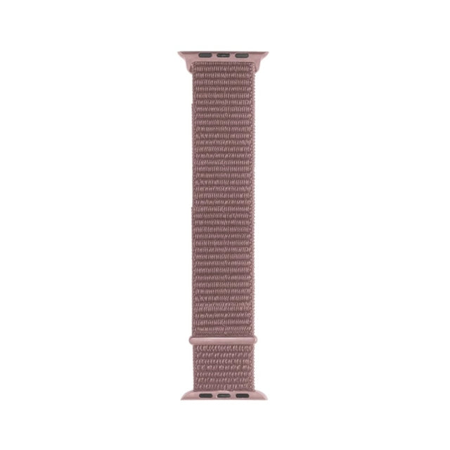 For Apple Watch Ultra 49mm&Watch Ultra 2 49mm / Series 9&8&7 45mm / SE 3&SE 2&6&SE&5&4 44mm / 3&2&1 42mm Mutural Nylon Watch Band(Pink) - Watch Bands by Mutural
