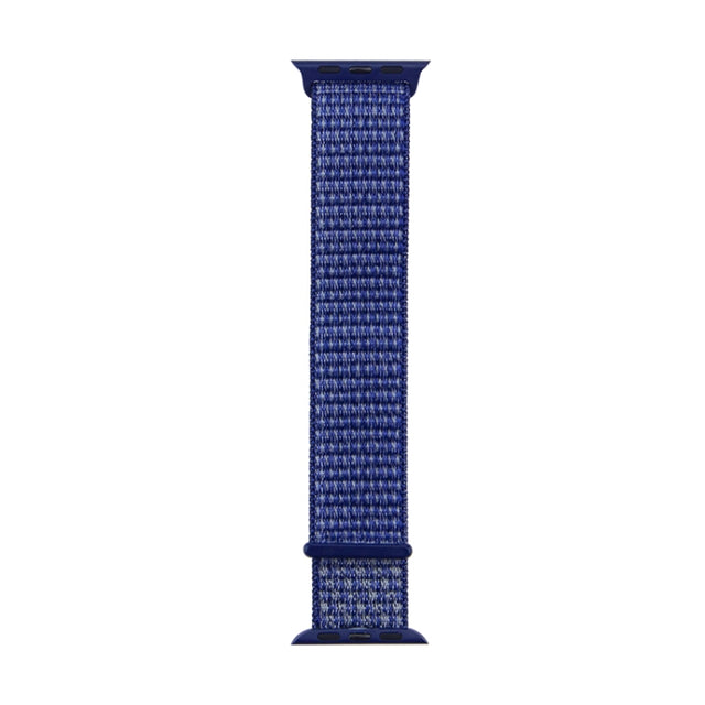 For Apple Watch Apple Watch Ultra 49mm&Watch Ultra 2 49mm / Series 9&8&7 45mm / SE 3&SE 2&6&SE&5&4 44mm / 3&2&1 42mm Mutural Nylon Watch Band(Heartbeat Purple)