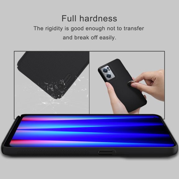 For OnePlus Nord CE 2 5G NILLKIN Frosted PC Phone Case(Black)