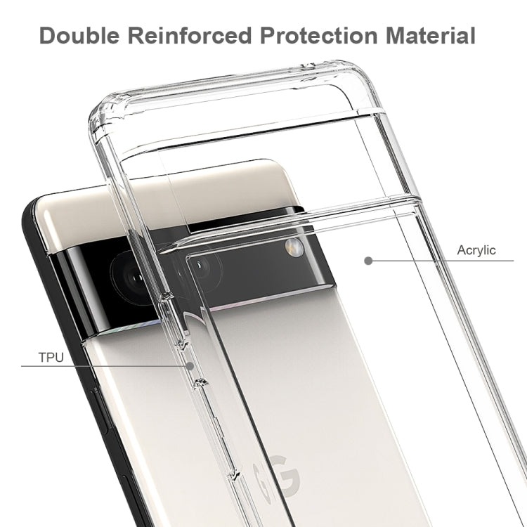 For Google Pixel 7 Scratchproof TPU + Acrylic Protective Case(Transparent)