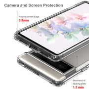 For Google Pixel 7 Scratchproof TPU + Acrylic Protective Case(Transparent)