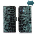 For Xiaomi Redmi K50 Gaming Crocodile Top Layer Cowhide Leather Phone Case(Green) - Xiaomi Cases by PMC TechLife | Online Shopping South Africa | PMC TechLife