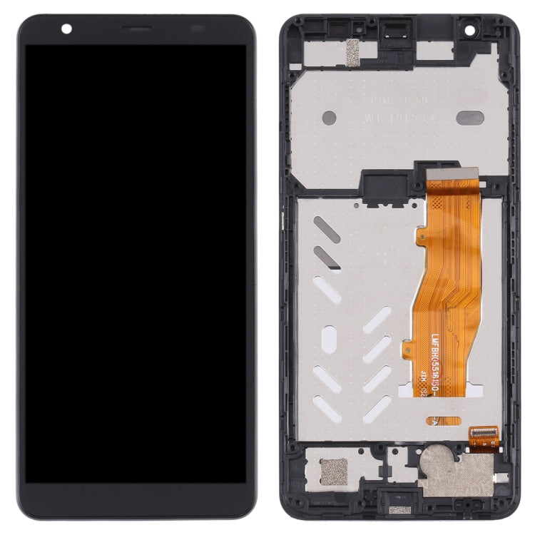 OEM LCD Screen For ZTE Blade A5 2019 Digitizer Full Assembly with Frame���Black)