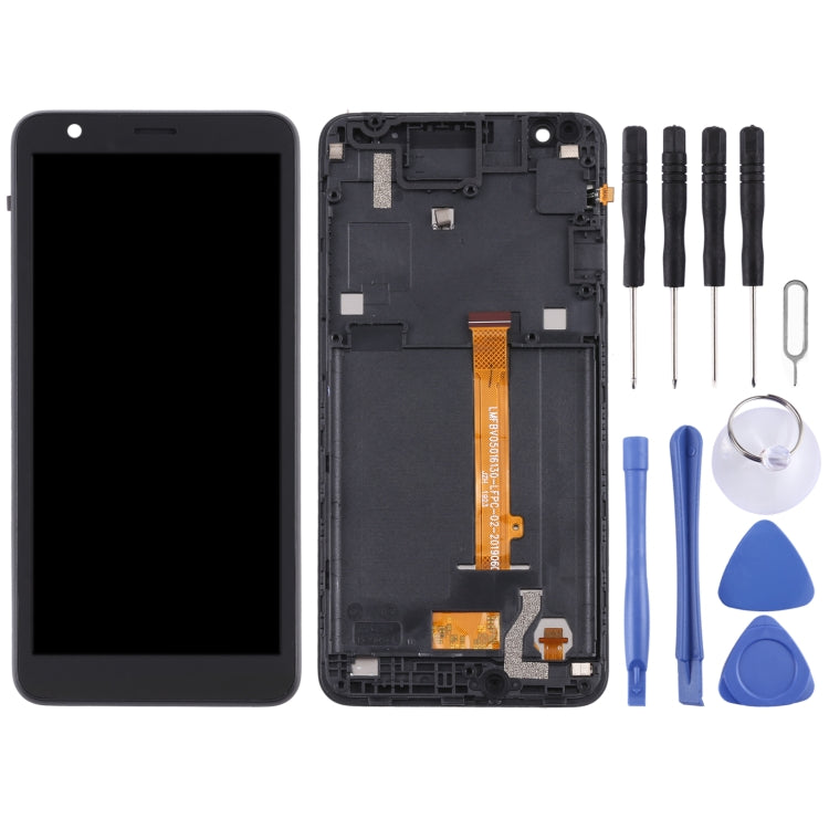 OEM LCD Screen For ZTE Blade L8/A3 2019 Digitizer Full Assembly with Frame���Black)