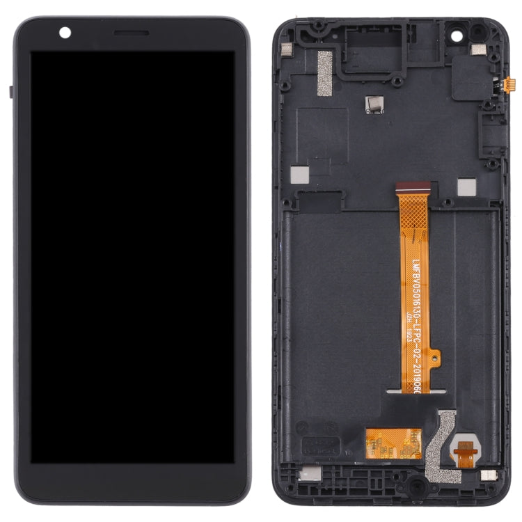 OEM LCD Screen For ZTE Blade L8/A3 2019 Digitizer Full Assembly with Frame���Black)