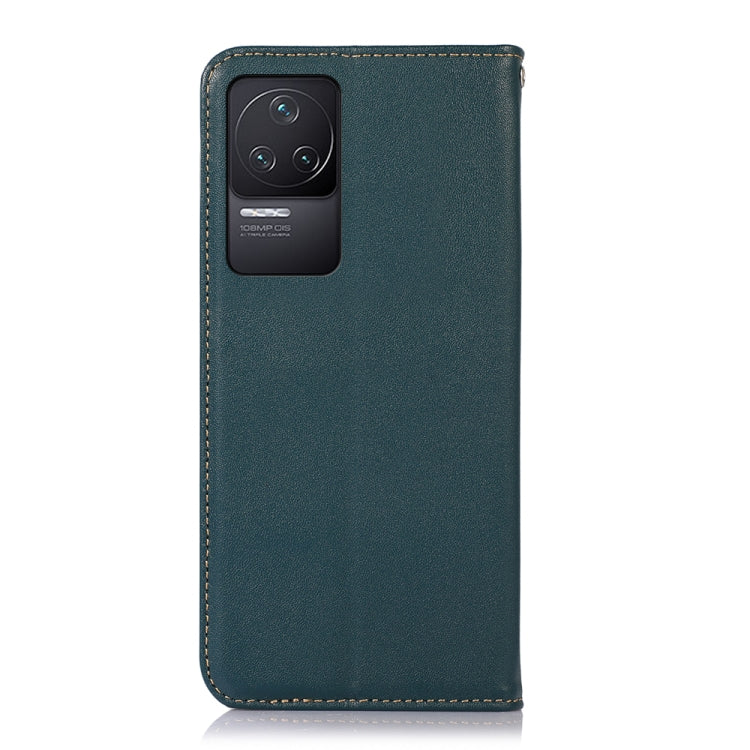For Xiaomi Redmi K50 / K50 Pro KHAZNEH Nappa Top Layer Cowhide Leather Phone Case(Green)