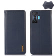 For Xiaomi Redmi K50 Gaming KHAZNEH Nappa Top Layer Cowhide Leather Phone Case(Blue) - free shipping - PMC TechLife - Order now!
