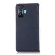 For Xiaomi Redmi K50 Gaming KHAZNEH Nappa Top Layer Cowhide Leather Phone Case(Blue)