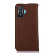 For Xiaomi Redmi K50 Gaming KHAZNEH Nappa Top Layer Cowhide Leather Phone Case(Brown)