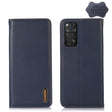 For Xiaomi Redmi Note 11 4G/11S 4G Global KHAZNEH Nappa Top Layer Cowhide Leather Phone Case(Blue) - Xiaomi Cases by PMC TechLife | Online Shopping South Africa | PMC TechLife