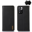 For Xiaomi Redmi Note 11 Pro 4G / 5G Global KHAZNEH Nappa Top Layer Cowhide Leather Phone Case(Black) - Redmi Note 11 Pro Case by PMC TechLife | Online Shopping South Africa | PMC TechLife