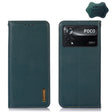 For Xiaomi Poco X4 Pro 5G KHAZNEH Nappa Top Layer Cowhide Leather Phone Case(Green) - Xiaomi Cases by PMC TechLife | Online Shopping South Africa | PMC TechLife