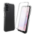 For Samsung Galaxy A13 4G Full Body Shockproof Clear Gradient Phone Case(Black) - free shipping - PMC TechLife - Order now!