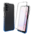 For Samsung Galaxy A13 4G Full Body Shockproof Clear Gradient Phone Case(Blue) - Galaxy Phone Cases by PMC TechLife | Online Shopping South Africa | PMC TechLife | Buy Now Pay Later Mobicred