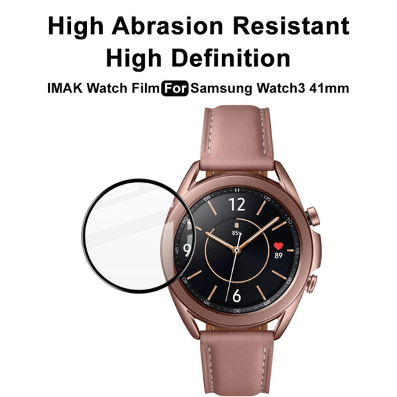 For Samsung Galaxy Watch 3 41mm IMAK Plexiglass HD Watch Protective Film