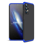 For Samsung Galaxy A23 GKK Three Stage Splicing Full Coverage PC Phone Case(Black Blue)
