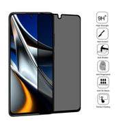 Full Cover Anti-peeping Tempered Glass Film For Xiaomi Poco X4 Pro 5G