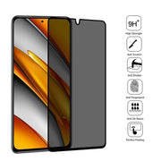 25 PCS Full Cover Anti-peeping Tempered Glass Film For Xiaomi Poco F3