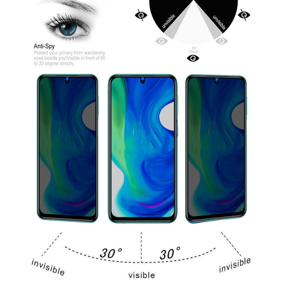 25 PCS Full Cover Anti-peeping Tempered Glass Film For Xiaomi Poco M2 Pro