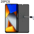 25 PCS Full Cover Anti-peeping Tempered Glass Film For Xiaomi Poco M4 Pro 4G -  by PMC TechLife | Online Shopping South Africa | PMC TechLife