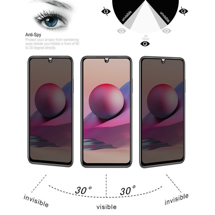 25 PCS Full Cover Anti-peeping Tempered Glass Film For Xiaomi Poco M5s / Redmi Note 10S