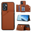 For OPPO Reno7 5G Skin Feel PU + TPU + PC Phone Case(Brown) - OPPO Cases by PMC TechLife | Online Shopping South Africa | PMC TechLife | Buy Now Pay Later Mobicred