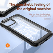 For iPhone 13 TPU + PC Lens Protection Phone Case(Black)