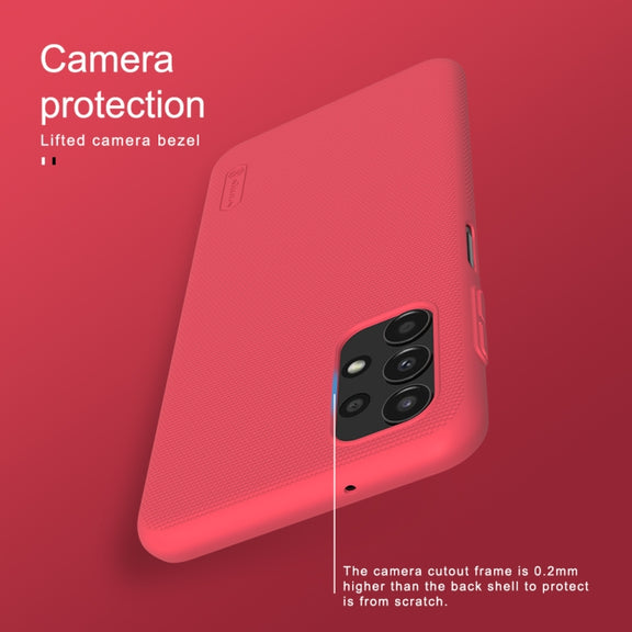 For Xiaomi Redmi Note 11E / Redmi 10 5G NILLKIN Frosted PC Phone Case(Blue)