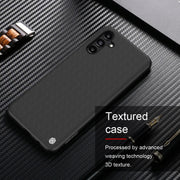 For Samsung Galaxy A13 5G NILLKIN 3D Texture Nylon Fiber PC+TPU Phone Case(Black)