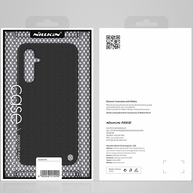 For Samsung Galaxy A13 5G NILLKIN 3D Texture Nylon Fiber PC+TPU Phone Case(Black)