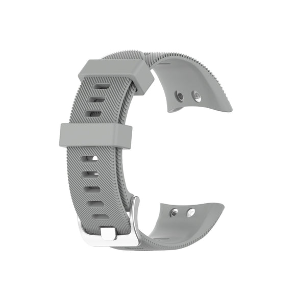 Compatible with Garmin Compatible witherunner 45 & 45S Silicone Watch Band(Gray)