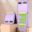 For Samsung Galaxy Z Flip GKK Ultra-thin Full Coverage Phone Flip Case with Wristband(Purple) - free shipping - PMC TechLife - Order now!
