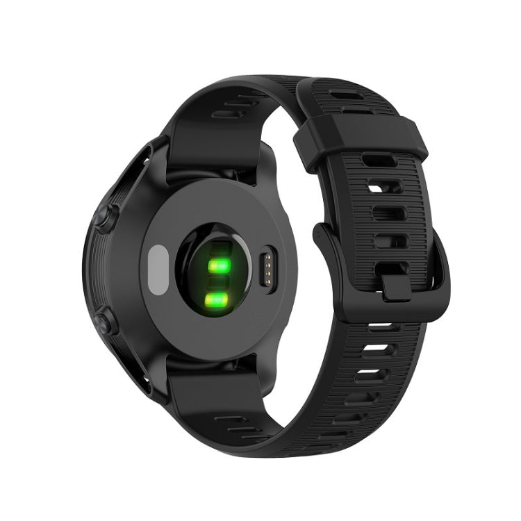 Compatible with Garmin Compatible witherunner 945 Silicone Watch Band(Black)