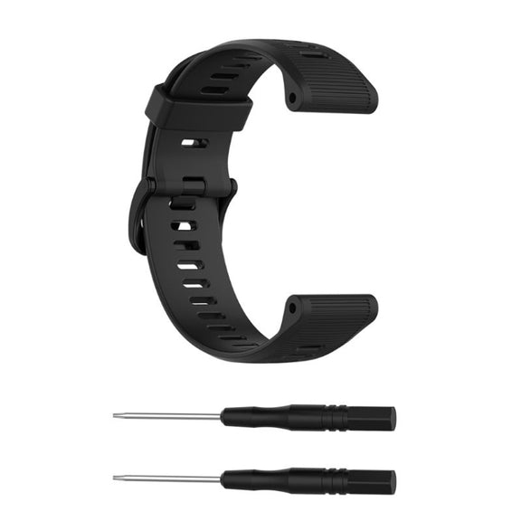 Compatible with Garmin Compatible witherunner 945 Silicone Watch Band(Black)