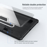 For Samsung Galaxy Tab S8 NILLKIN Bumper Pro Camshield Tablet Leather Case(Blue)