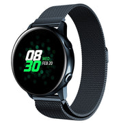 For Galaxy Watch Active Milanese Watch Band(Gray)