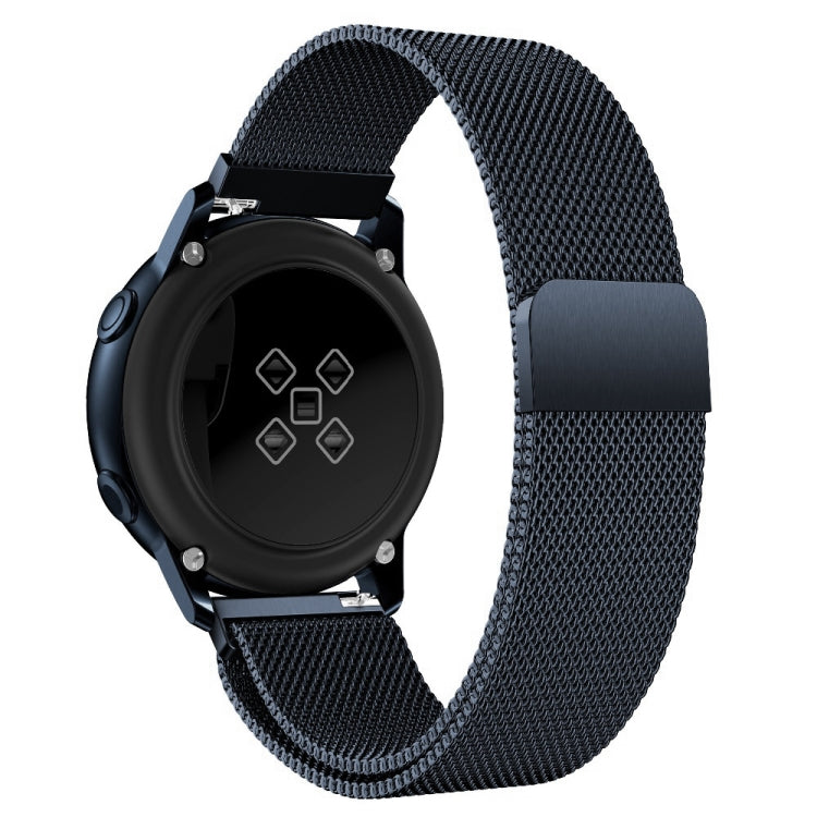 For Galaxy Watch Active Milanese Watch Band(Gray)