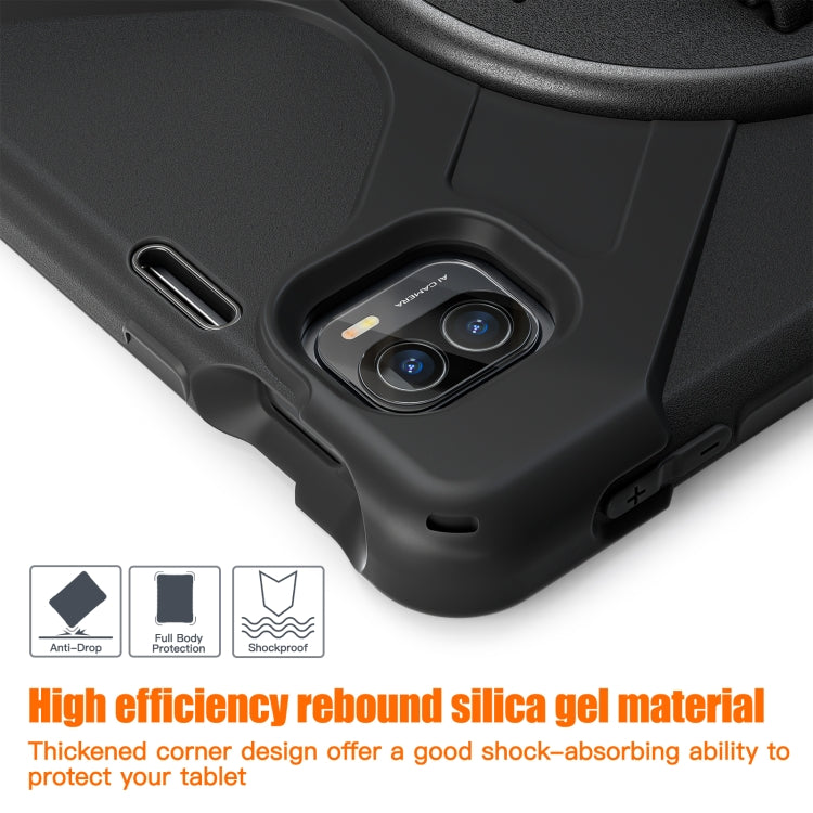 For Xiaomi Pad 5 / Pad 5 Pro Silicone + PC Tablet Case(Black)